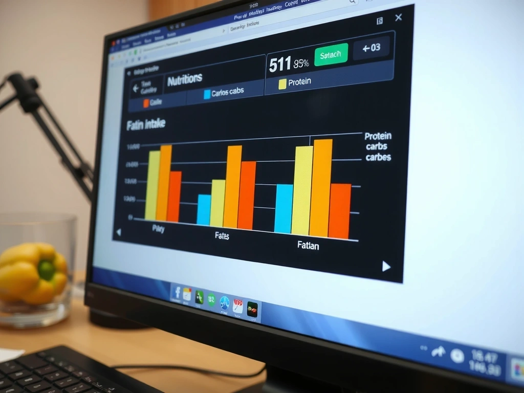 Analys av näringsintag på skärm